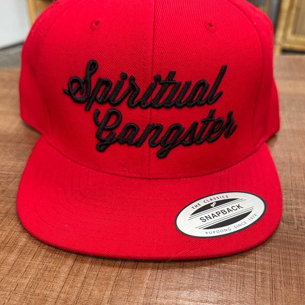 Spiritual Gangster Vibrant Red Cap